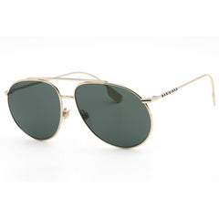 Burberry Women's Sunglasses - Gold Metal Full Rim Frame Green Lens | 0BE3138 110971