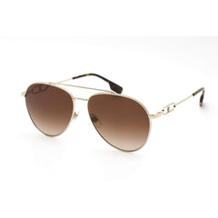 Burberry Women's Sunglasses - Light Gold Aviator Frame Gradient Lens | BE3128 110913