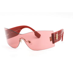 Burberry Women's Sunglasses - Pink Shield Frame Adjustable Nose Pads | 0BE3137 110984