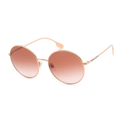 Burberry Women's Sunglasses - Rose Gold Round Metal Full Rim Frame | 0BE3132 133713