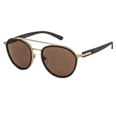 Bvlgari Men's Sunglasses - Matte Pale Gold/Matte Havana Full Rim Metal | BV5051 205273
