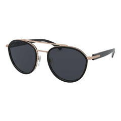 Bvlgari Men's Sunglasses - Matte Pink Gold/Black Full Rim Metal Frame | BV5051 201387