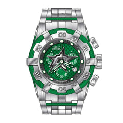 Invicta Men's Watch - NHL Dallas Stars Chrono Green and Silver Tone Bracelet | 42020