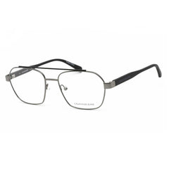 Calvin Klein Jeans Men's Eyeglasses - Gunmetal/Black Aviator Metal | CKJ19301 008