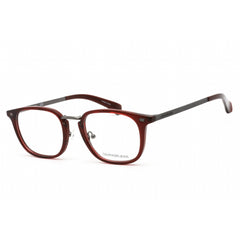 Calvin Klein Jeans Unisex Eyeglasses - Crystal Burgundy Plastic Frame | CKJ494AF 609