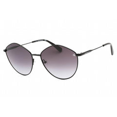 Calvin Klein Jeans Women's Sunglasses - Black Metal Oval Shape Frame | CKJ22202S 001
