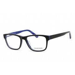 Calvin Klein Men's Eyeglasses - Black/Cobalt Plastic Rectangular Frame | CK18540 003
