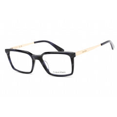 Calvin Klein Men's Eyeglasses - Blue Horne Plastic Rectangular Frame | CK22510 420