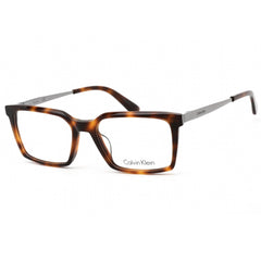 Calvin Klein Men's Eyeglasses - Brown Havana Plastic Frame Demo Lens | CK22510 220