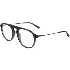 Calvin Klein Men's Eyeglasses - Crystal Charcoal/Grey Round | CALVIN KLEIN CK20703 016