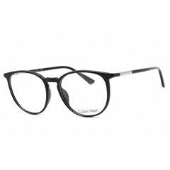 Calvin Klein Men's Eyeglasses - Full Rim Black Plastic Round Shape Frame | CK21522 001