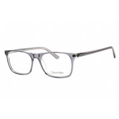 Calvin Klein Men's Eyeglasses - Full Rim Crystal Smoke Plastic Frame | CK20503 076