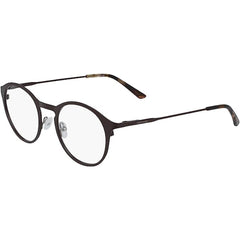 Calvin Klein Men's Eyeglasses - Matt Dark Brown Metal Round | CALVIN KLEIN CK20112 201