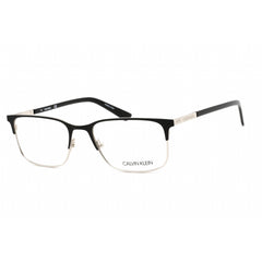 Calvin Klein Men's Eyeglasses - Matte Black Metal Rectangular Frame | CK 19312 001