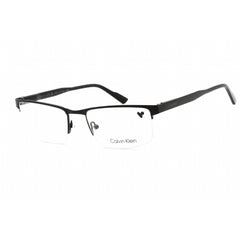 Calvin Klein Men's Eyeglasses - Matte Black Metal Rectangular Frame | CK21126 002