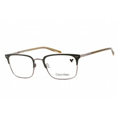 Calvin Klein Men's Eyeglasses - Rectangular Satin Cargo Plastic Frame | CK21302 310
