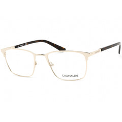 Calvin Klein Men's Eyeglasses - Shiny Gold Rectangular Full Rim Frame | CK19311 717