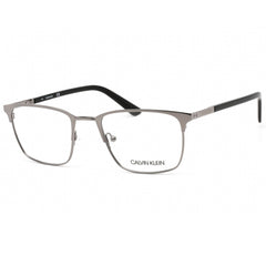 Calvin Klein Men's Eyeglasses - Shiny Gunmetal Rectangular Metal Frame | CK19311 008
