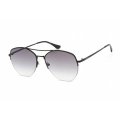Calvin Klein Retail Women's Sunglasses - Full Rim Black Metal Aviator | CK20121S 001