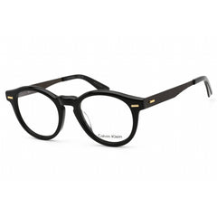 Calvin Klein Unisex Eyeglasses - Black Round Full Rim Frame Clear Lens | CK21518 001
