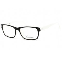 Calvin Klein Unisex Eyeglasses - Black White Plastic Frame Clear Lens | CK5904A 961