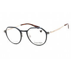 Calvin Klein Unisex Eyeglasses - Clear Lens Blue Metal Round Shape Frame | CK22100 438