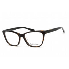 Calvin Klein Unisex Eyeglasses - Dark Tortoise Plastic Cat Eye Frame | CK20532 235