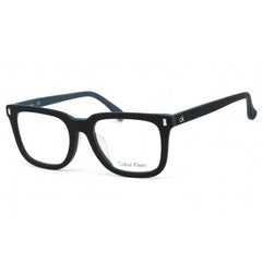 Calvin Klein Unisex Eyeglasses - Matte Blue Rectangular Frame Demo Lens | CK5898A 430