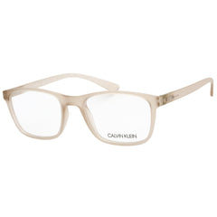 Calvin Klein Unisex Eyeglasses - Matte Crystal Nude Rectangular Frame | CK19571 280