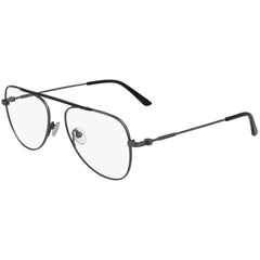 Calvin Klein Unisex Eyeglasses - Satin Gunmetal Pilot Frame | CALVIN KLEIN CK19152 008