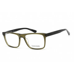 Calvin Klein Unisex Eyeglasses - Shiny Crystal Cargo Rectangular Frame | CK20531 310