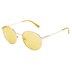 Calvin Klein Unisex Sunglasses - Gold Maize Metal Frame | CALVIN KLEIN CK18104S 717