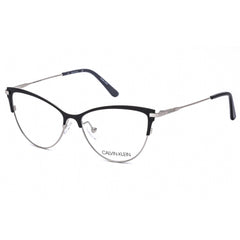 Calvin Klein Women's Eyeglasses - Black Cat Eye Metal Frame Clear Lens | CK19111 001