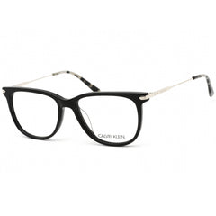 Calvin Klein Women's Eyeglasses - Black Square Acetate Full Rim Frame| CK19704 001
