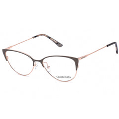 Calvin Klein Women's Eyeglasses - Cat Eye Full Rim Metal Clear Lens | CK18120 201