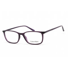 Calvin Klein Women's Eyeglasses - Crystal Dark Purple Rectangular Frame | CK19512 501
