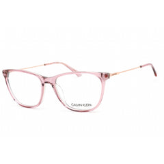 Calvin Klein Women's Eyeglasses - Crystal Mauve Laminate Zyl Round Frame | CK18706 535