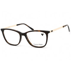 Calvin Klein Women's Eyeglasses - Dark Tortoise Frame Clear Demo Lens | CK21701 235