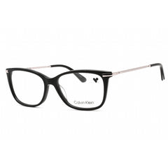 Calvin Klein Women's Eyeglasses - Full Rim Black Plastic Rectangular | CK22501 001