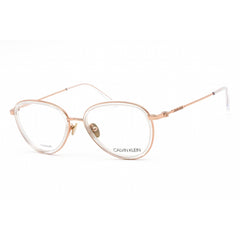 Calvin Klein Women's Eyeglasses - Full Rim Crystal Titanium Round Frame | CK20106 971
