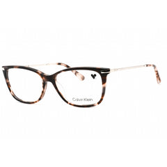 Calvin Klein Women's Eyeglasses - Full Rim Rose Tortoise Plastic Frame | CK22501 663