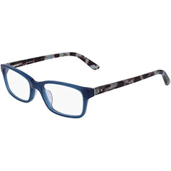 Calvin Klein Women's Eyeglasses - Milky Blue Rectangular | CALVIN KLEIN CK19518 405