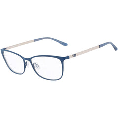 Calvin Klein Women's Eyeglasses - Navy Metal Frame with Silver Temples | CK21118 410