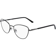 Calvin Klein Women's Eyeglasses - Satin Black Metal Cat Eye | CALVIN KLEIN CK20305 001