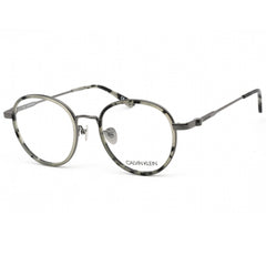 Calvin Klein Women's Eyeglasses - Smoke Tortoise Round Metal Frame | CK18110A 071