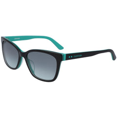 Calvin Klein Women's Sunglasses - Black/Teal Square Frame | CALVIN KLEIN CK19503S 12