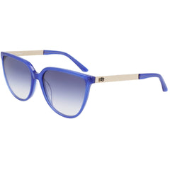 Calvin Klein Women's Sunglasses - Milky Cobalt Cat Eye | CALVIN KLEIN CK21706S 406