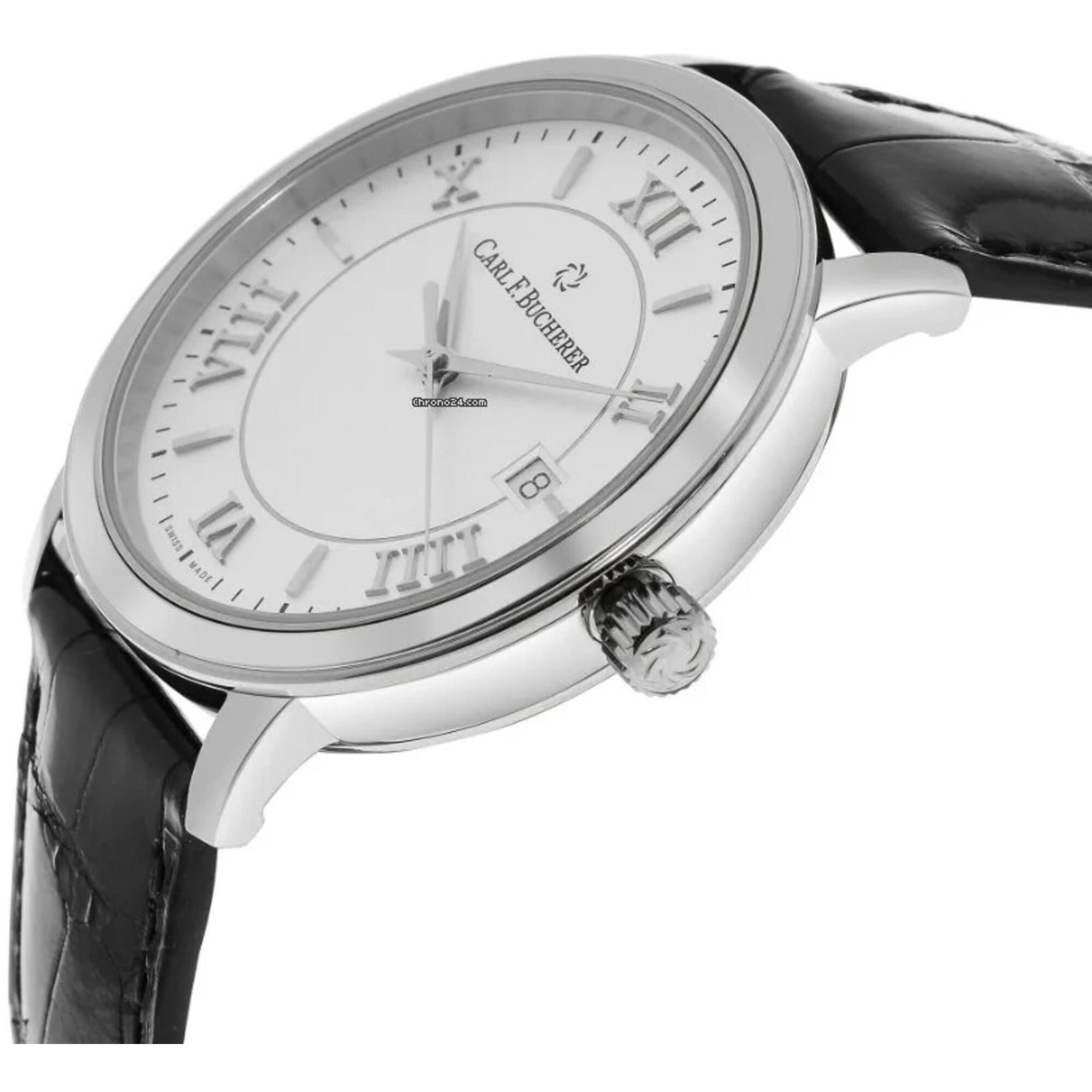 CARL F.BUCHERER Adamavi 00.10314.08.15.21 Date Automatic Men\'s Watch_883841 Pre-Owned Carl F. Bucherer Adamavi Men Watch in Silver  main image 2