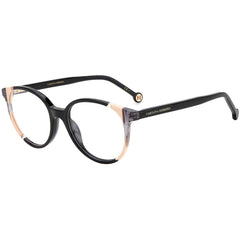 Carolina Herrera Women's Eyeglasses - Black and Nude Acetate Frame | CH 0067 0KDX 00