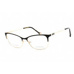 Carolina Herrera Women's Eyeglasses - Black Gold Stainless Steel | CH 0074 02M2 00